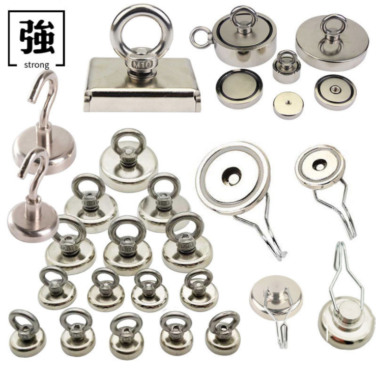 吊環(huán)打撈掛鉤包膠磁鐵